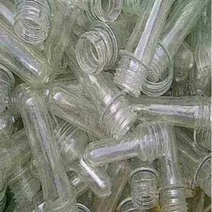 Pet preform bottle scrap